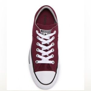Converse Madison Ox women’s shoes. Burgundy/white/black size 8
